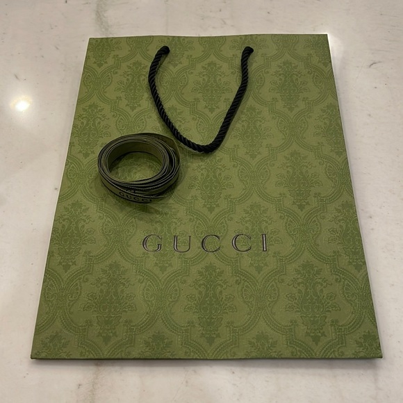 Gucci Handbags - Gucci shopping bag and ribbon